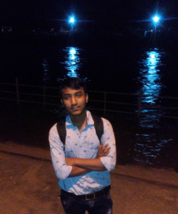 Ankit Gupta -Owner of this Page standing near ganga river